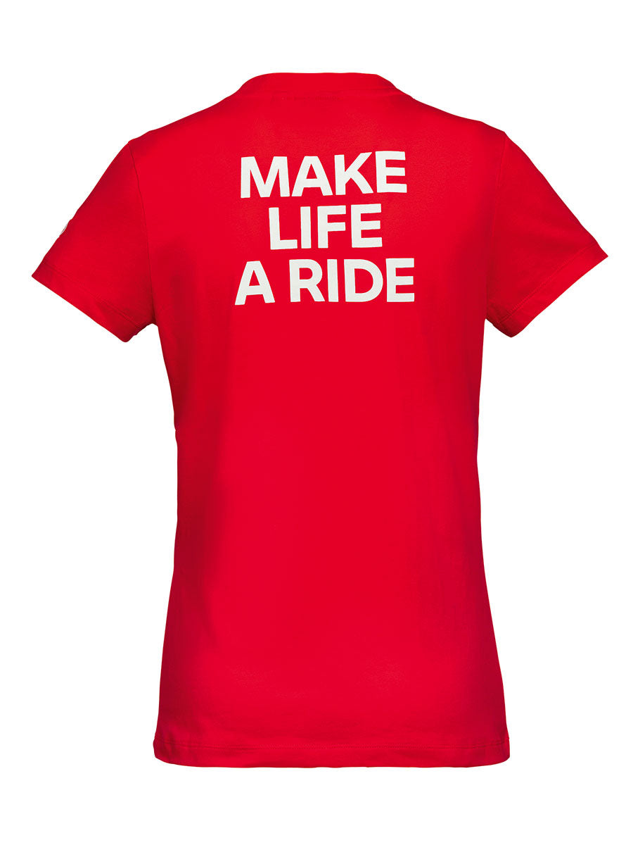 T-Shirt Make Life a Ride Damen