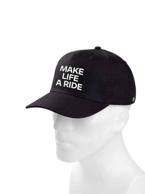 Cap Make Life a Ride schwarz One Size