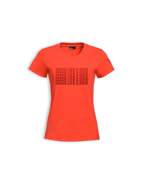 T-Shirt Make Life a Ride Damen
