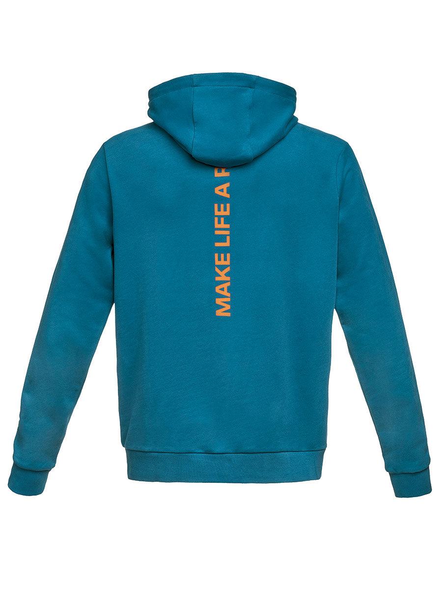 Zip-Hoodie Make Life a Ride